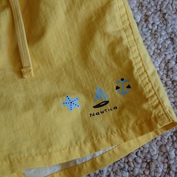 Nautica yellow Swim Trunks 18-24M - Picture 3 of 8